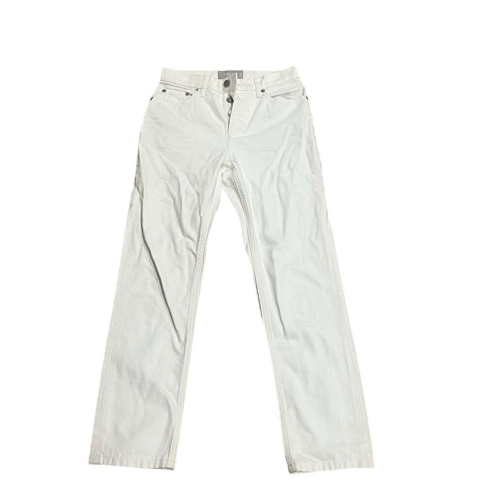 Everlane Women's Cropped Cheeky Jeans Size 23 White Denim - Picture 4 of 9